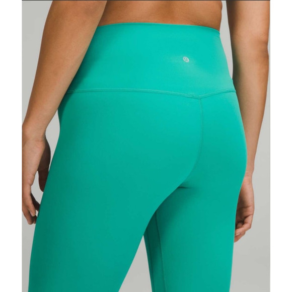 Lululemon Align High Rise Crop 23" Maldives Green Size 4 - Picture 6 of 7